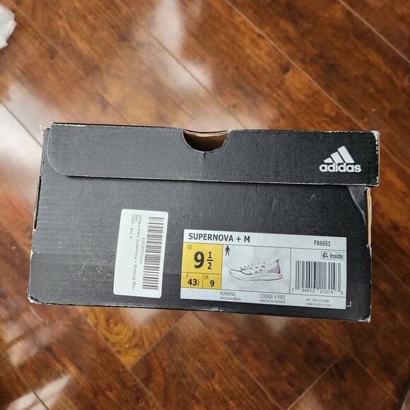 adidas mens Supernova + Dash Grey/White/Screaming Orange 9.5 main image 9